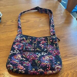 Floral Quilted Shoulder Bag